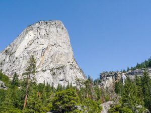 Nevada Fall in the distance Nevada Fall in the distance