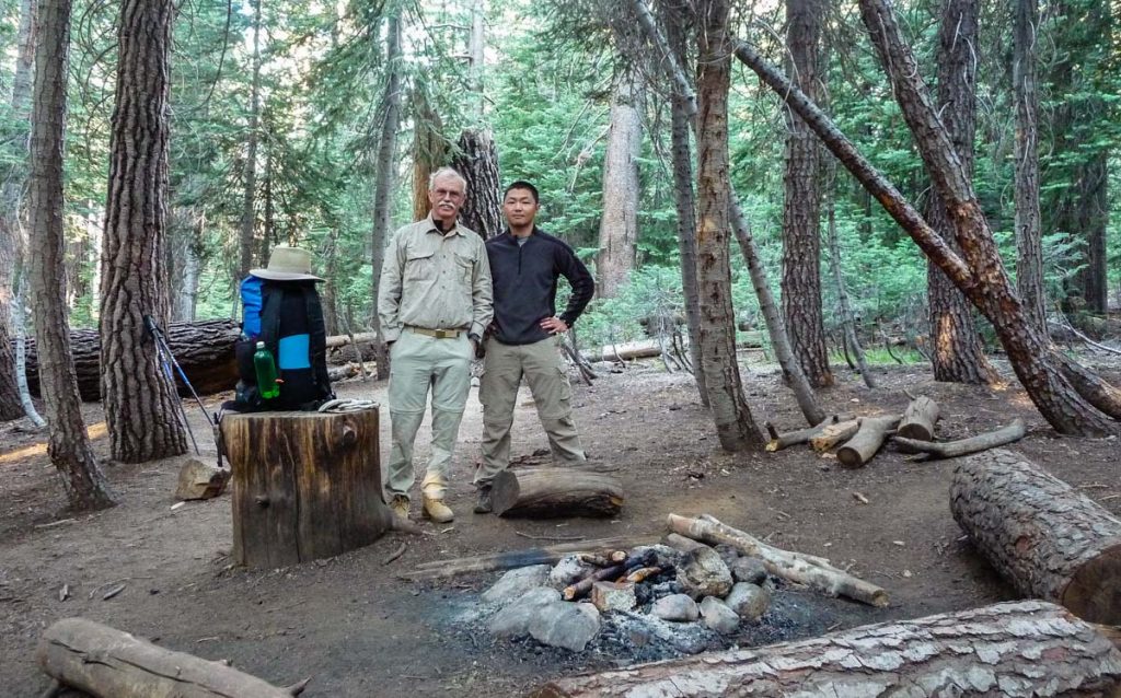 Sunrise Creek campsite with Mickey