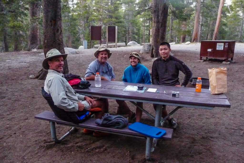 Tuolumne Backpacker's Campground with G-Man, Glen and Corinne