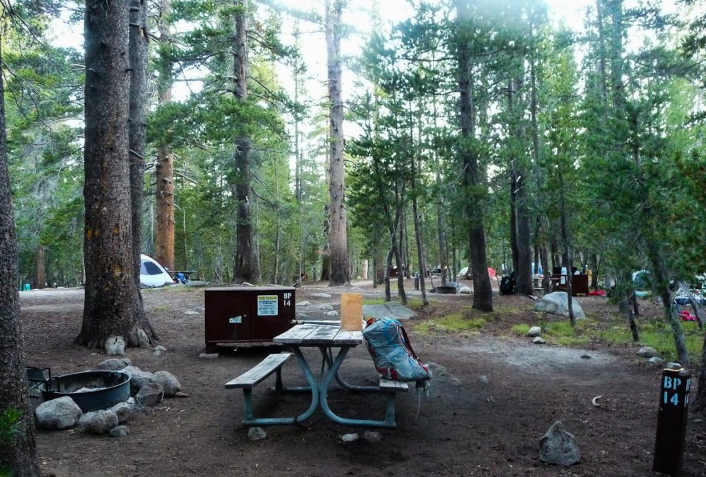 Getting ready to leave Tuolumne Campground