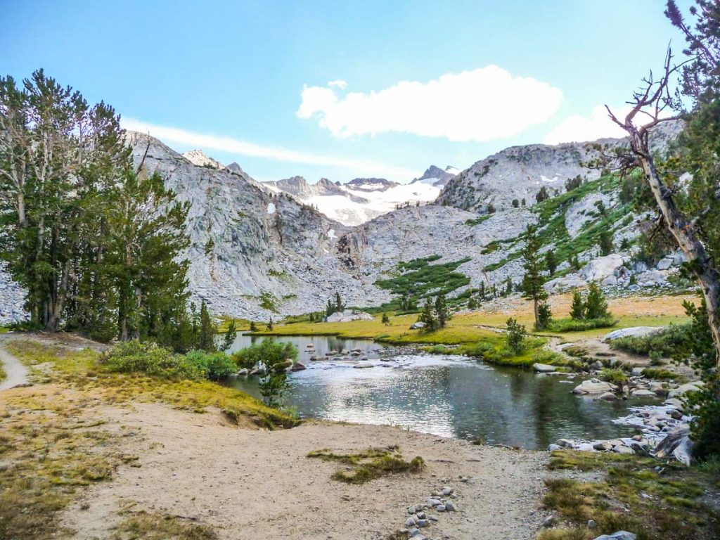 Hiking towards Donohue Pass