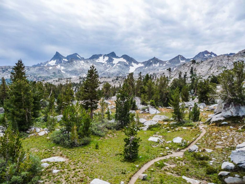 Descending from Donohue Pass