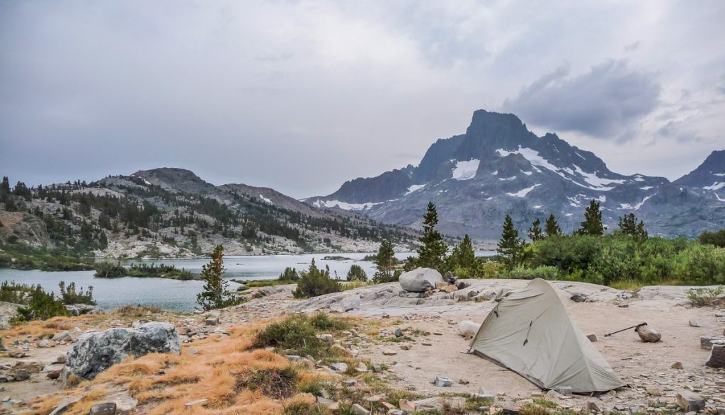 Camping by Thosand Island Lake