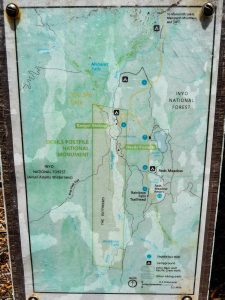 Map of Devil's Postpile National Monument Map of Devil's Postpile National Monument