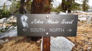 John Muir Trail sign John Muir Trail sign