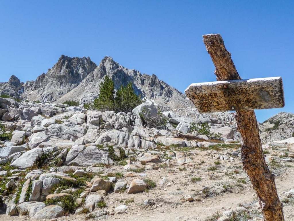 Sign on the John Muir Trail