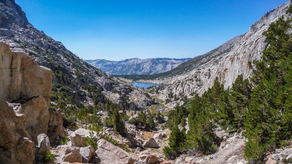 Looking south from Selden Pass