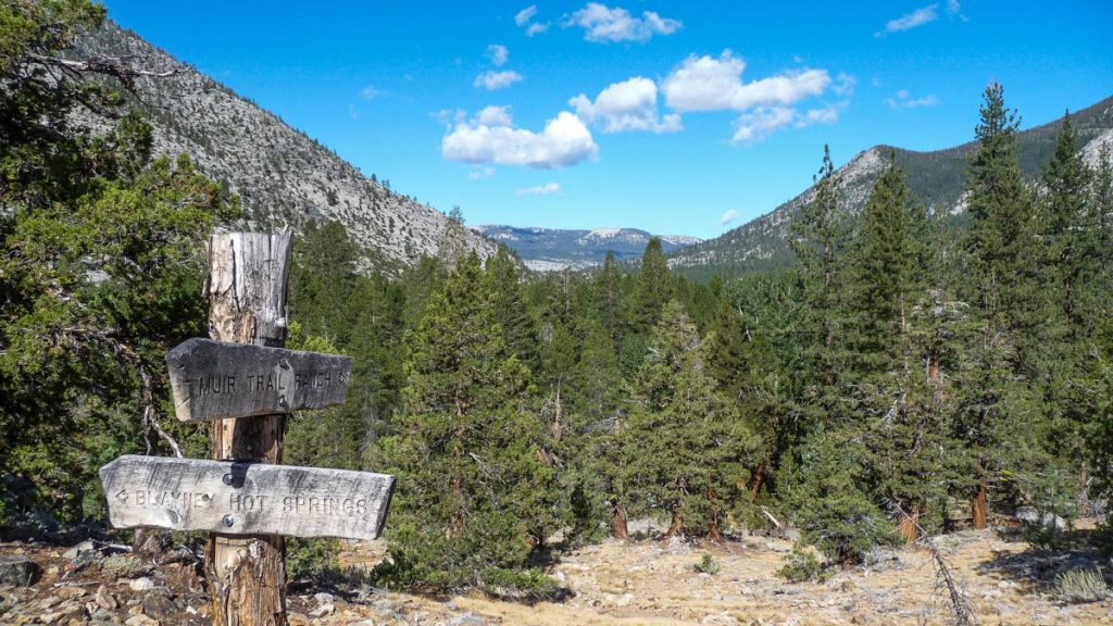 Muir Trail Ranch sign