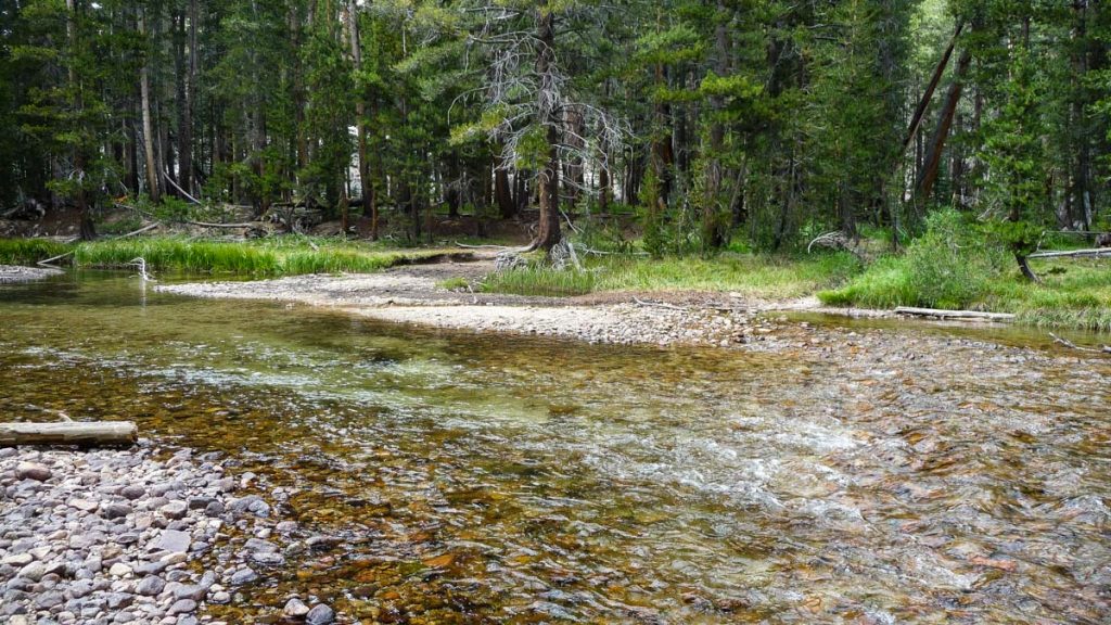 Evolution Creek crossing