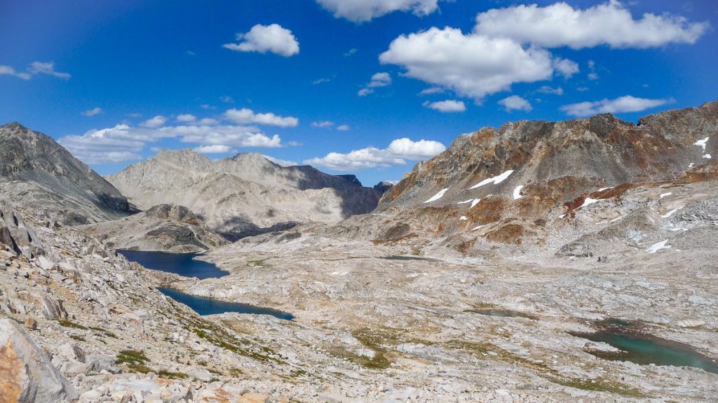 Coming down west from Muir Pass