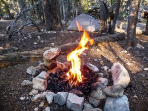 Camping at Vidette Meadow