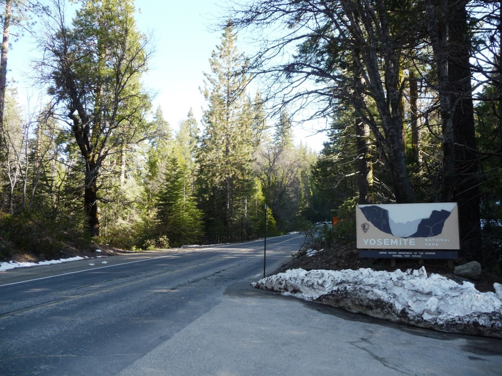 Yosemite National Park entrace