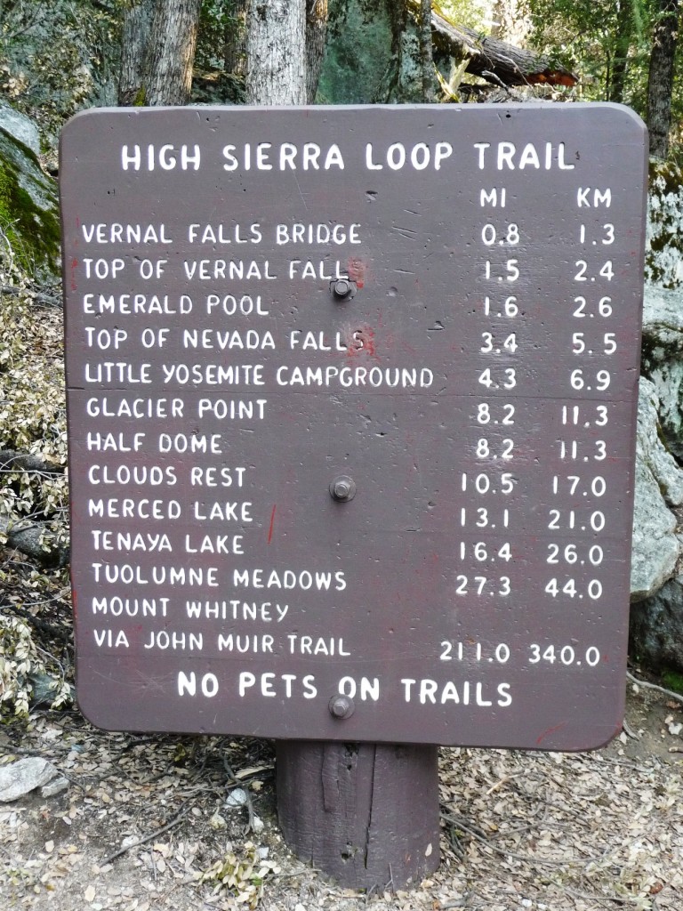 Start of John Muir Trail