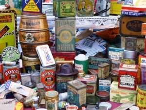 Antique food packaging