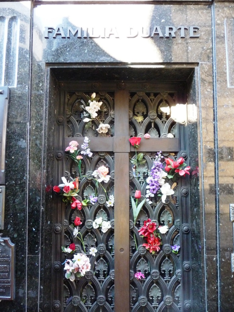 Evita Duarte (de Peron) resting place