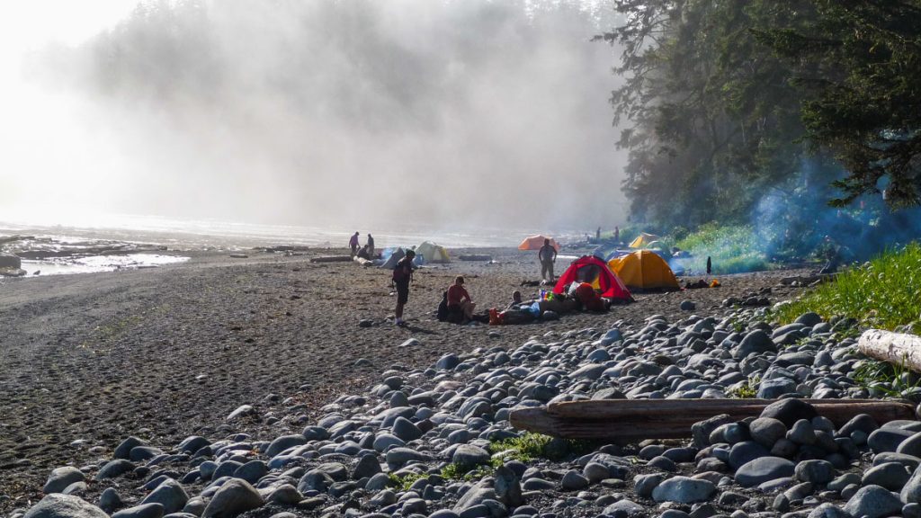 Michigan Creek campsite, West Coast Trail