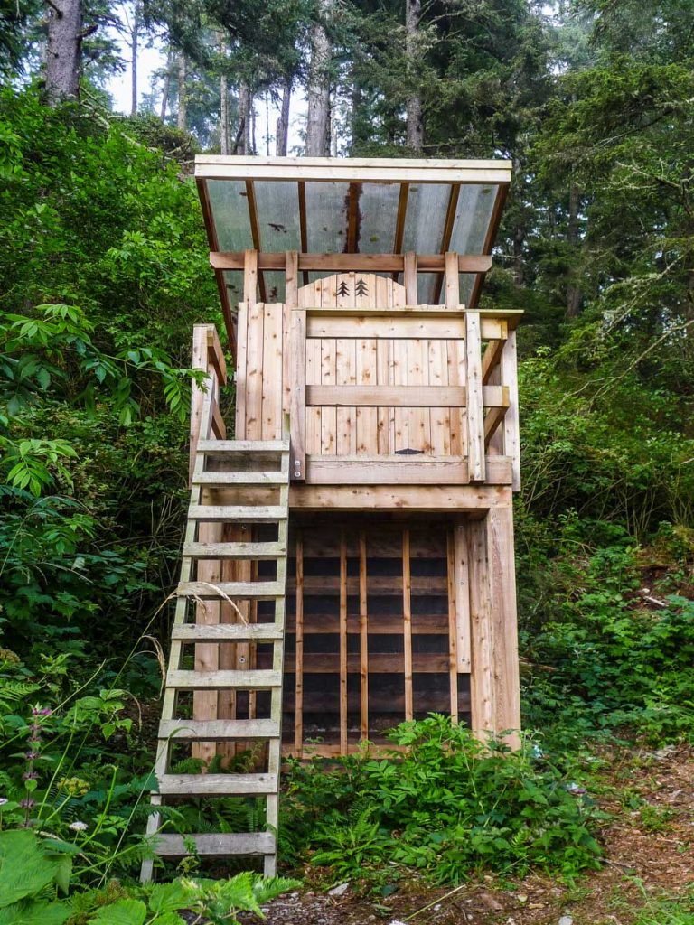 Amazing compost toilet, West Coast Trail