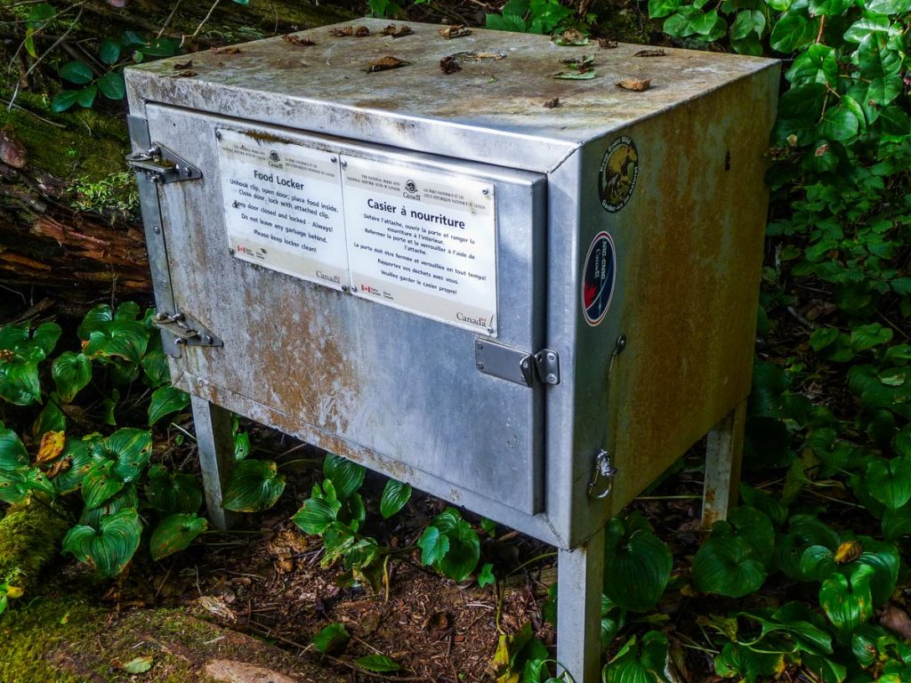 Bear locker, West Coast Trail