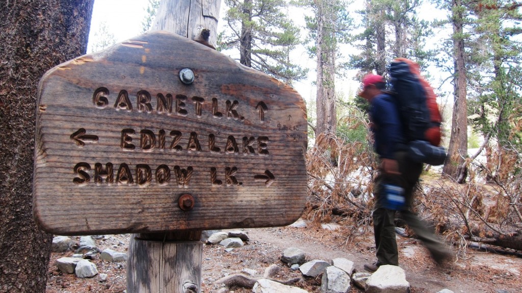 On the way to Garnet Lake