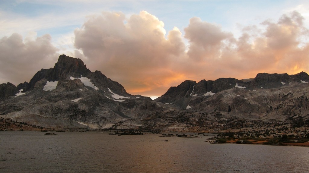 Sunset at Banner Peak