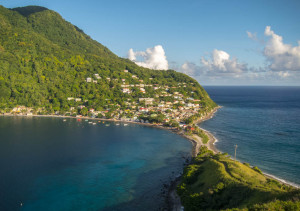 View of Scotts Head from Cachacrou