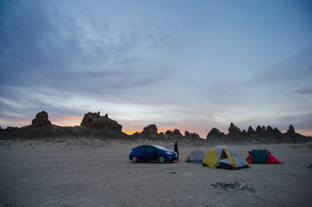 Sunrise at Trona Pinnacles