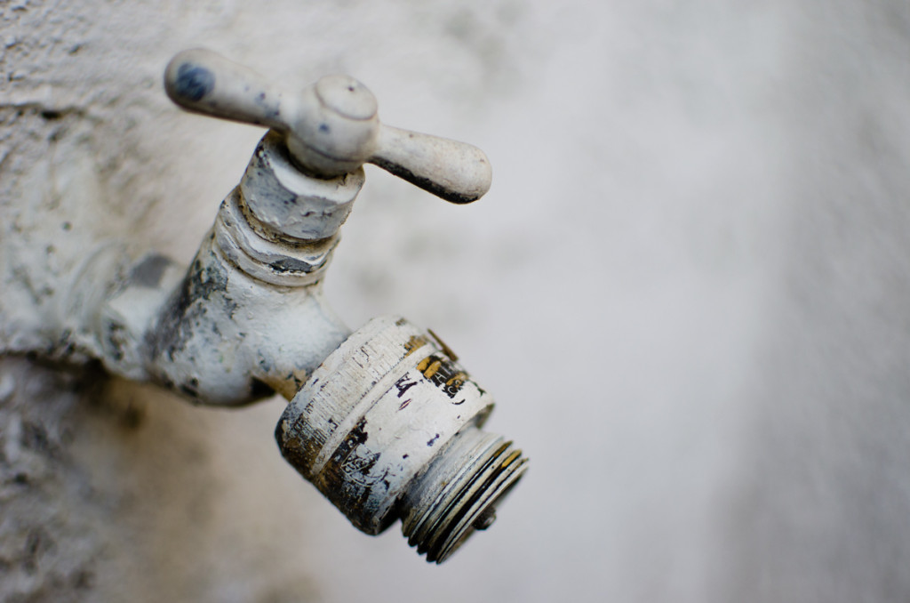 Faucet in my backyard