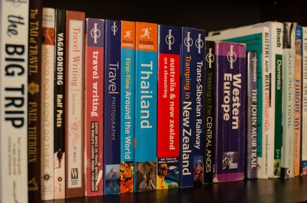 Travel book collection