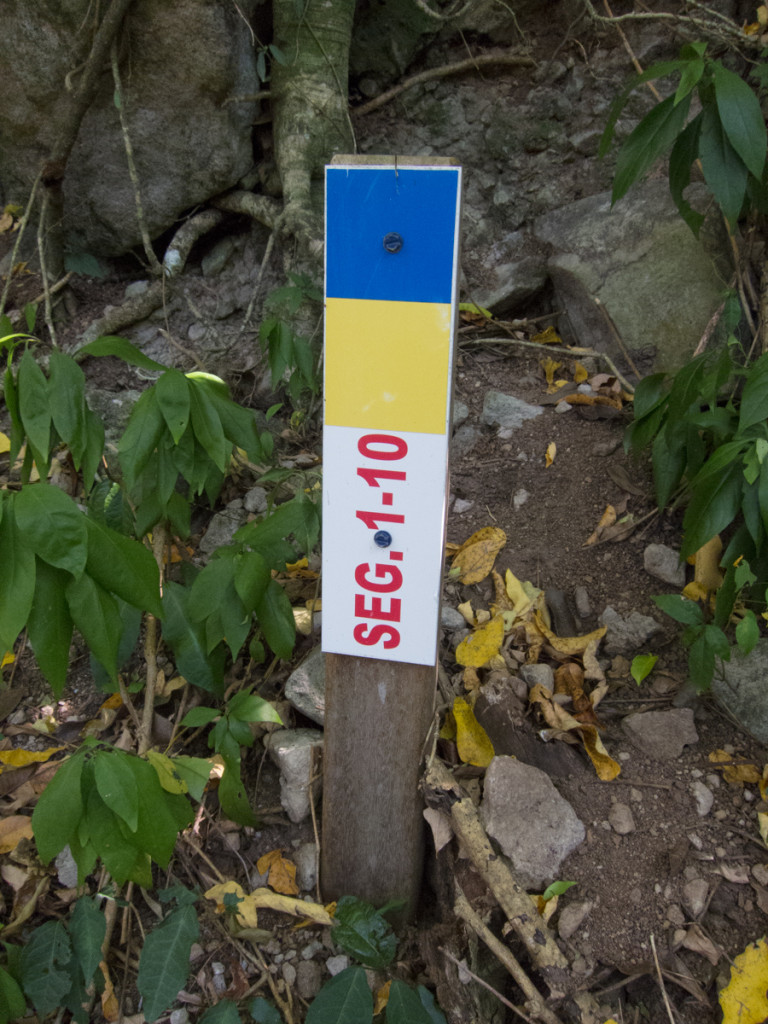 Waitukubuli National Trail trail marker