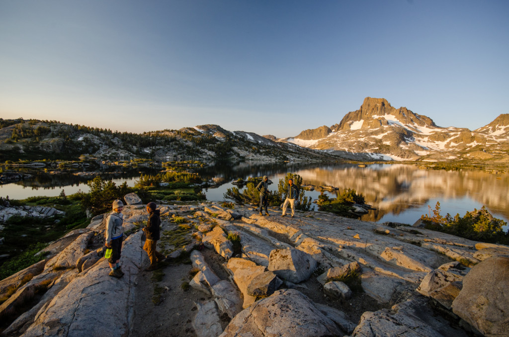 Sunrise at Thousand Island Lake