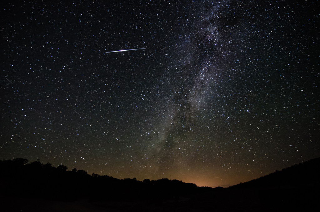 Perseid Meteor Shower at Ancient Bristlecone Pine Forest