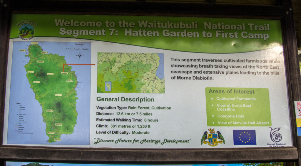 Start of Segment 7, Waitukubuli National Trail