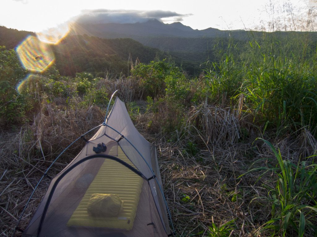 Camping spots close to the end of Segment 7