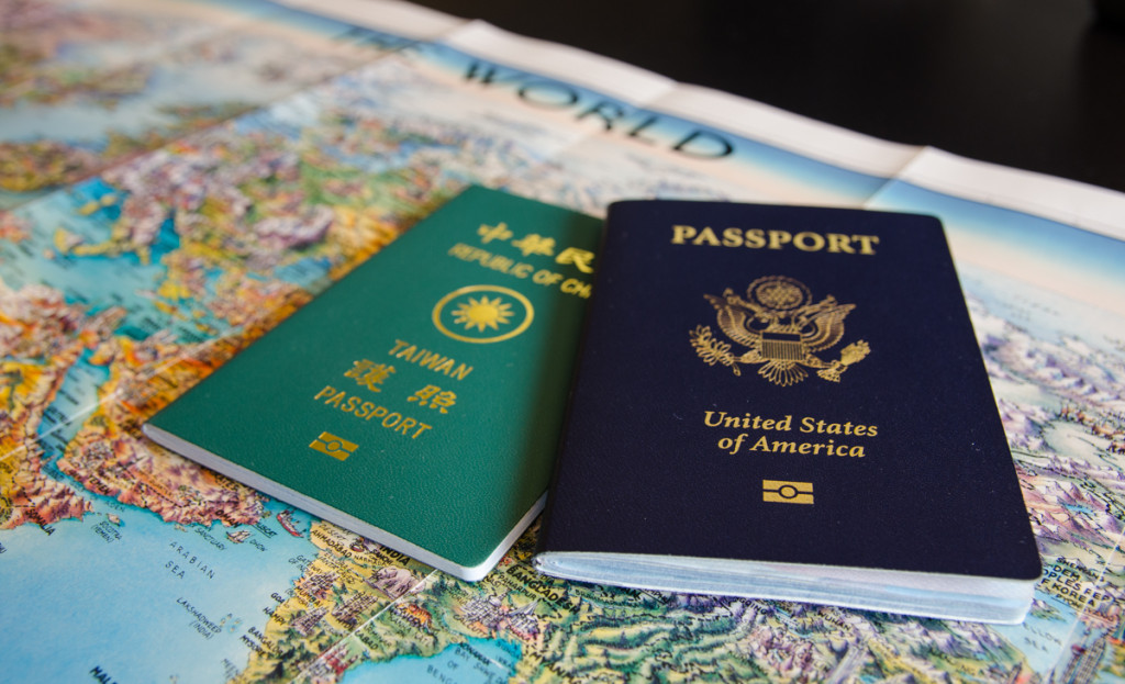 Passports and Map