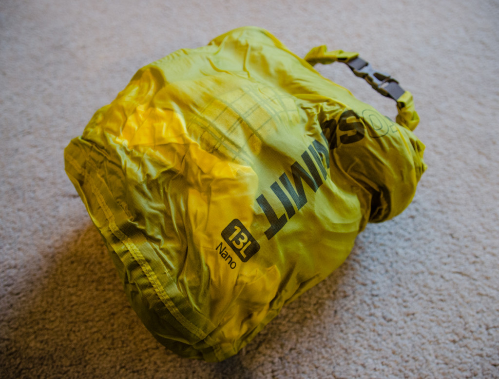 Clothes inside stuff sack