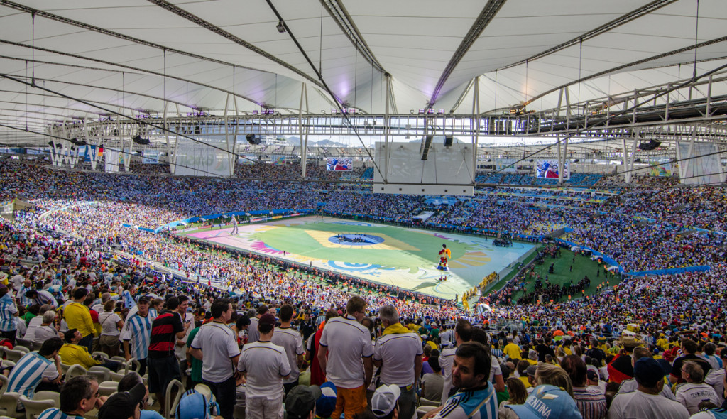 My first view of the legendary Maracana