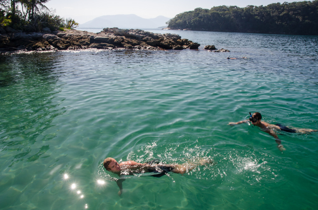 Snorkeling in the Blue Lagoon, Ilha Grande, Brazil