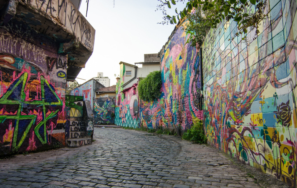 Beco do Batman, Vila Madalena, Sao Paulo