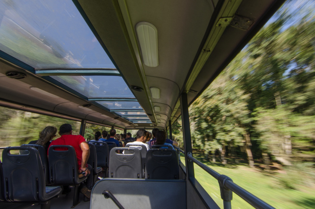 Shuttle inside Parque National do Iguaçu