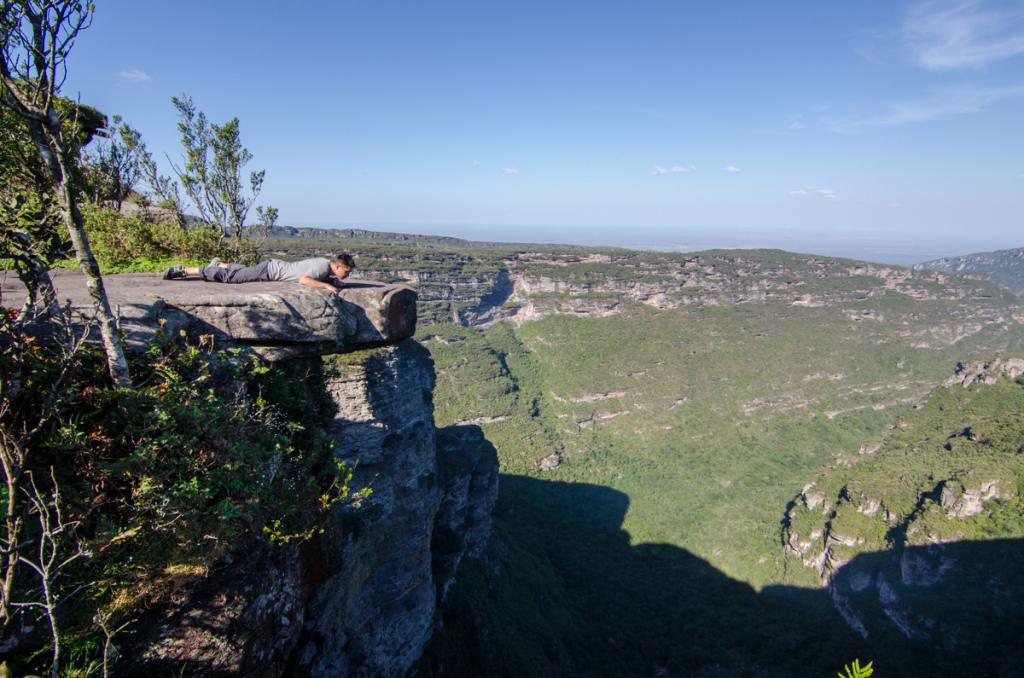 Looking down from Cachoeira da Fumaça