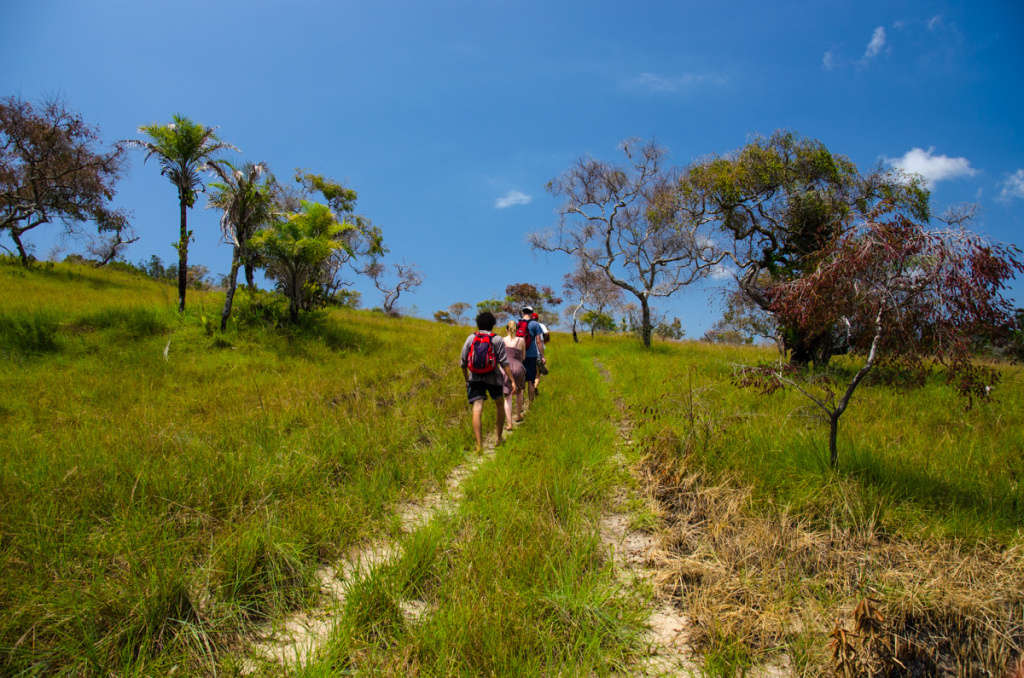 Hiking in Boipeba, Brazil