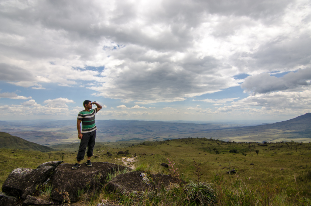 Appreating the amazing views on the way to Roraima