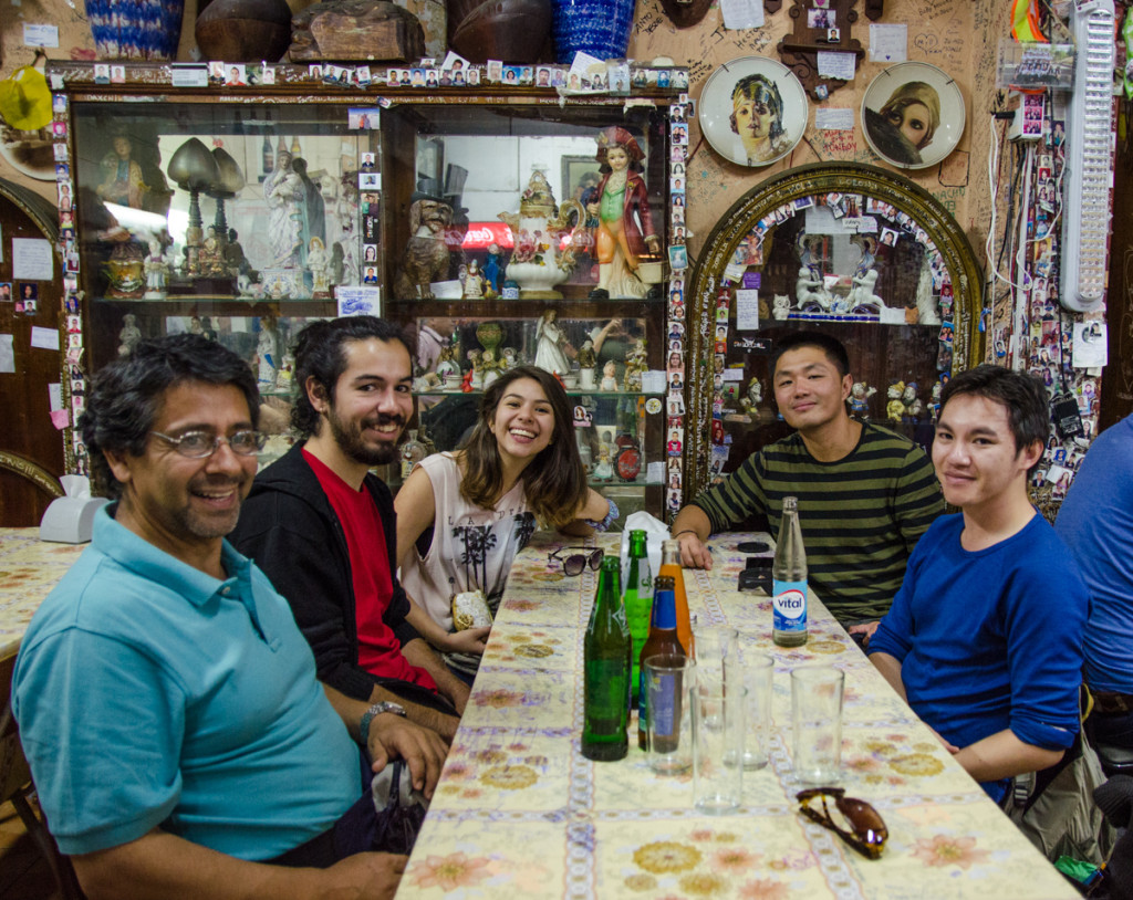 John, Celeste, her boyfriend Jose, and her family