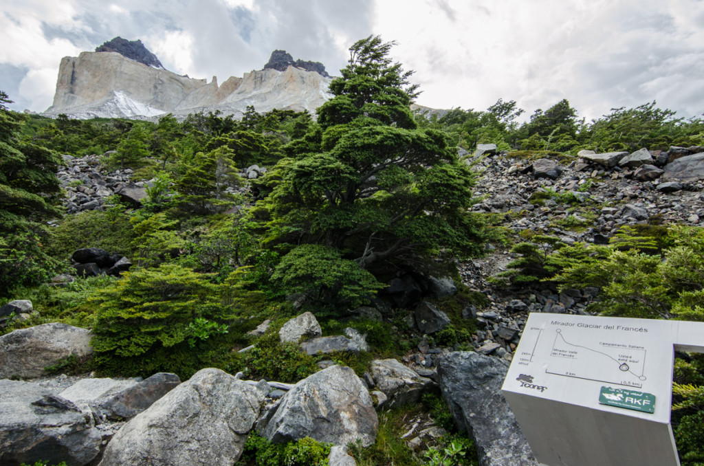 Mirador Glaciar del Frances, Parque Nacional Torres del Paine