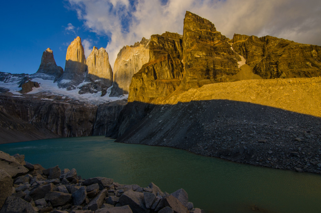 Sunrise at Torres del Paine