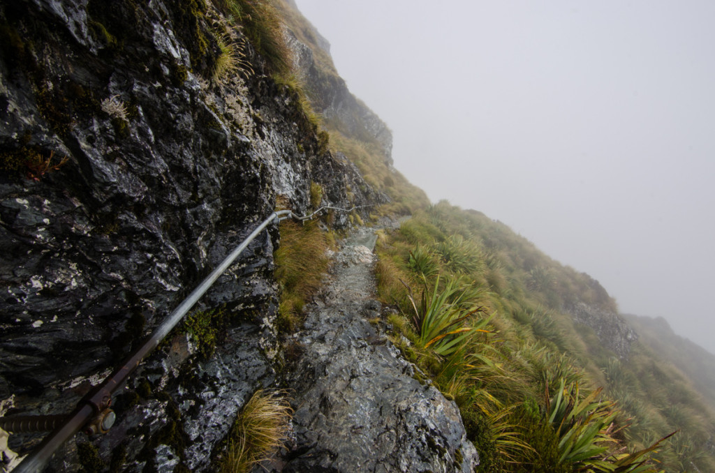 Lots of clouds on the Routeburn Track