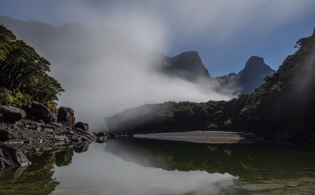 Long exposure photo of Lake Mackenzie, Routeburn Track