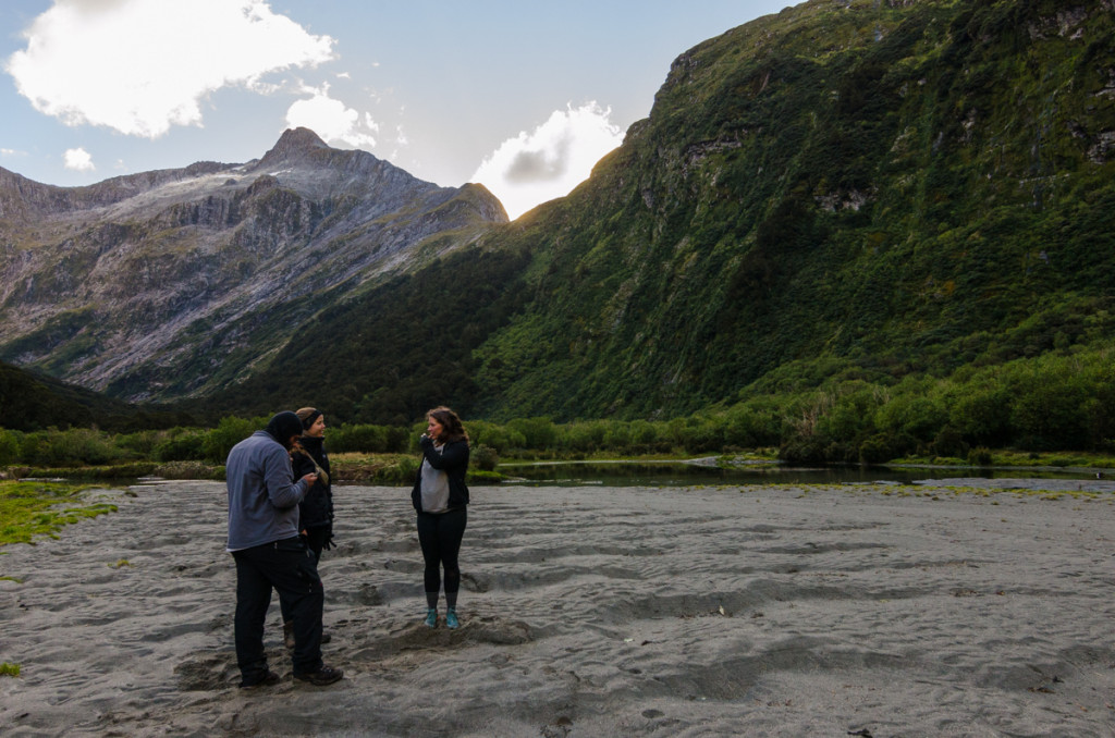 Dor, Anna, and Carla. Milford Track.