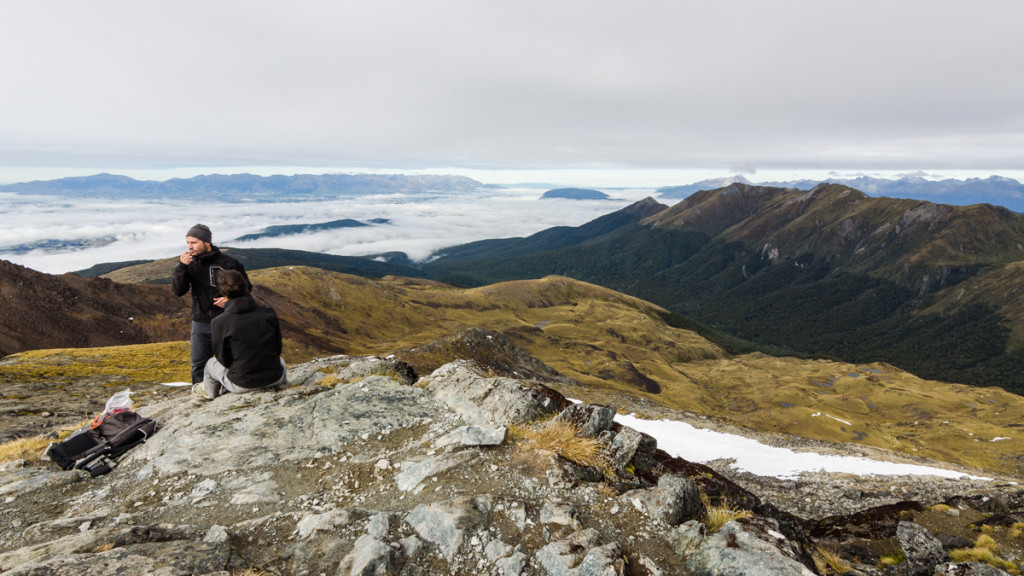 Views from top of Mount Luxmore, Kepler Track