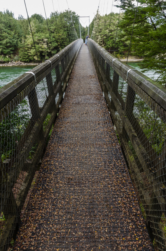 Suspension bridge to Rainbow Reach, Kepler Track